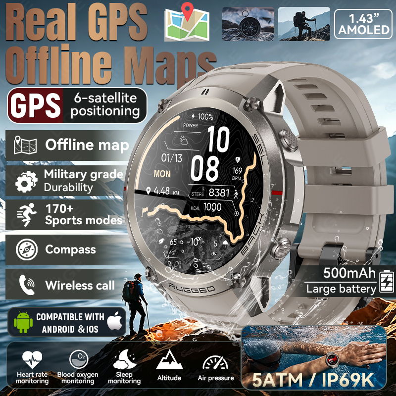 Japanese Active Lifestyle - 500mAh Battery GPS Offline Maps Sport
