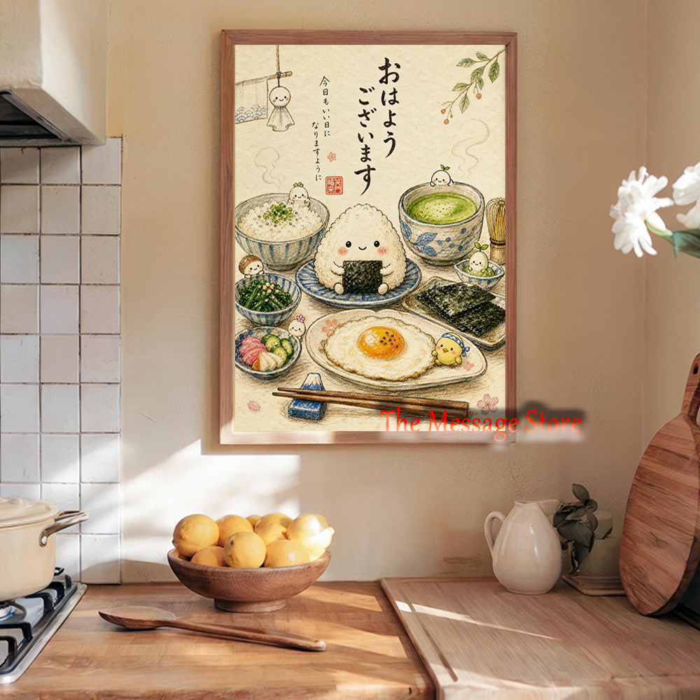 Watercolors Kitchen Still Life - Japanese Food Lifestyle ulasan dan harga