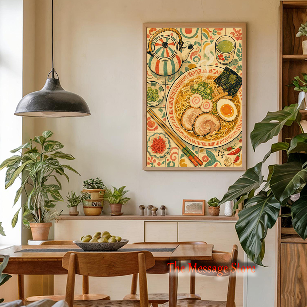 Watercolors Kitchen Still Life - Japanese Food Lifestyle ulasan dan harga
