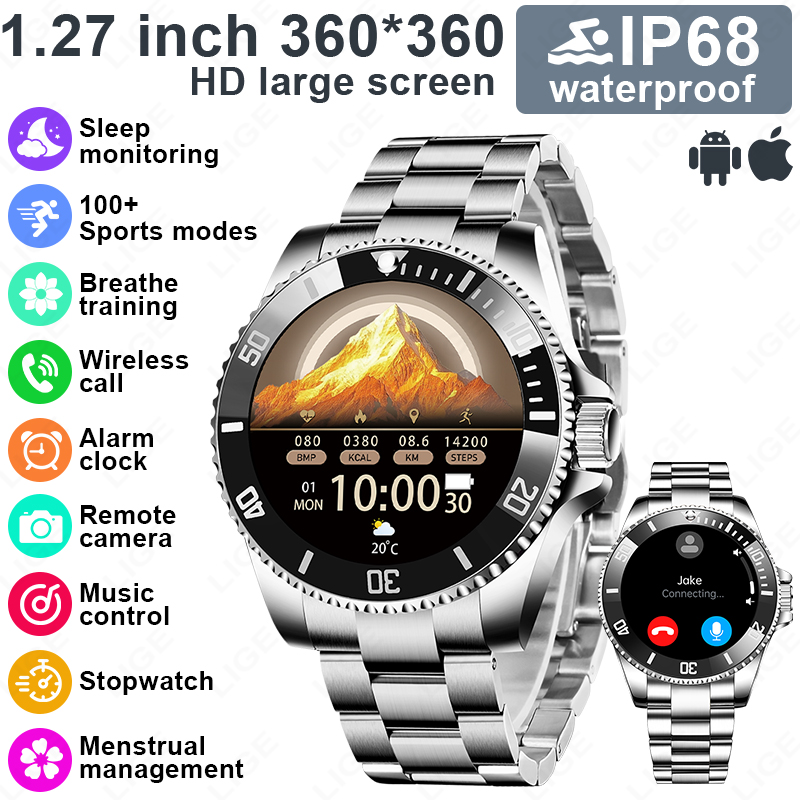LIGE New Style Luxury Smart Wa - Japanese Active Lifestyle ulasan dan harga
