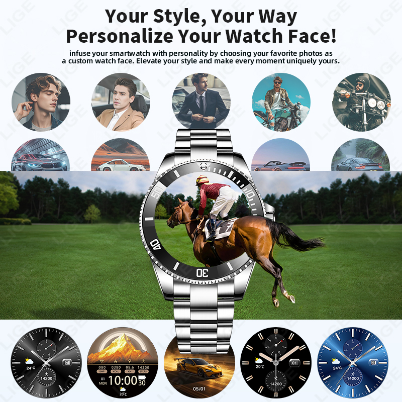LIGE New Style Luxury Smart Wa - Japanese Active Lifestyle ulasan dan harga