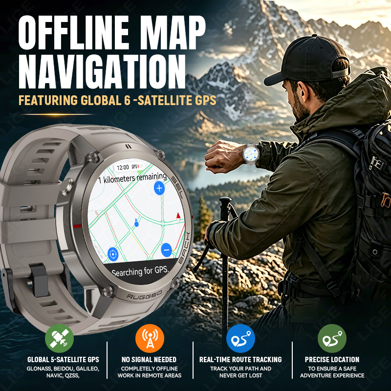 LIGE NEW GPS Offline Map Sport - Japanese Active Lifestyle ulasan dan harga