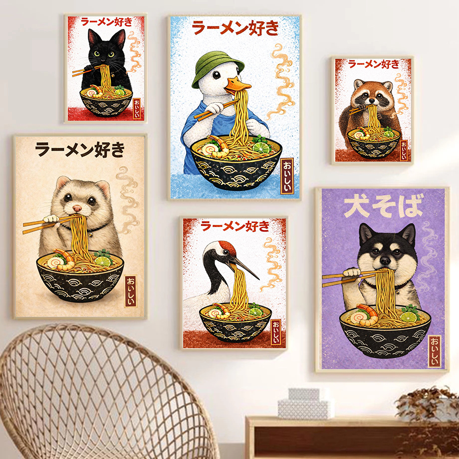 Funny Japanese Food Posters Cu - Japanese Food Lifestyle ulasan dan harga