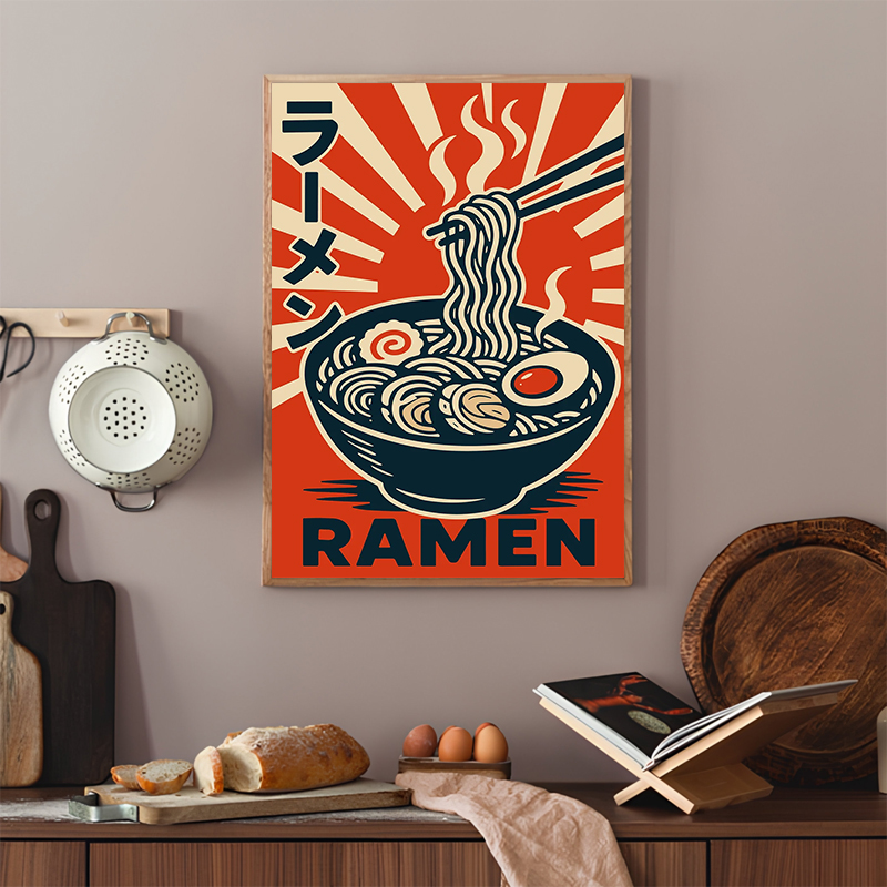 Vintage Style Japanese Food Po - Japanese Food Lifestyle ulasan dan harga