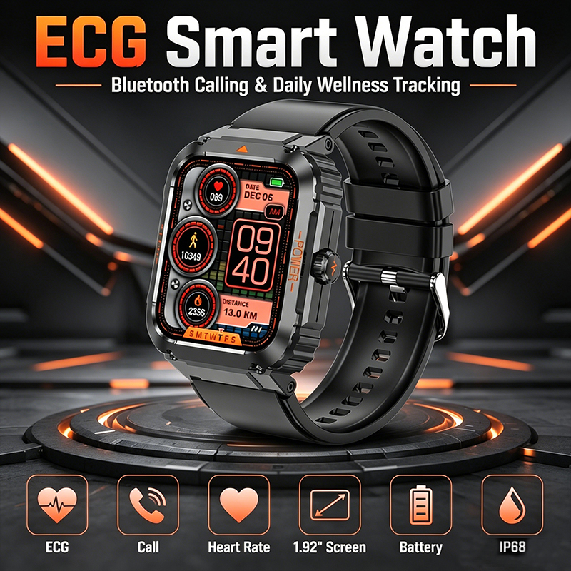 GEJIAN ECG+PPG Sports Style He - Japanese Active Lifestyle ulasan dan harga