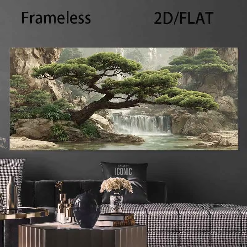 1pc Large Frameless Modern Min - Japanese Minimalist Lifestyle ulasan dan harga