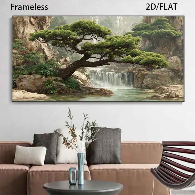 1pc Large Frameless Modern Min - Japanese Minimalist Lifestyle ulasan dan harga