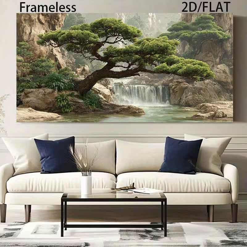 1pc Large Frameless Modern Min - Japanese Minimalist Lifestyle ulasan dan harga