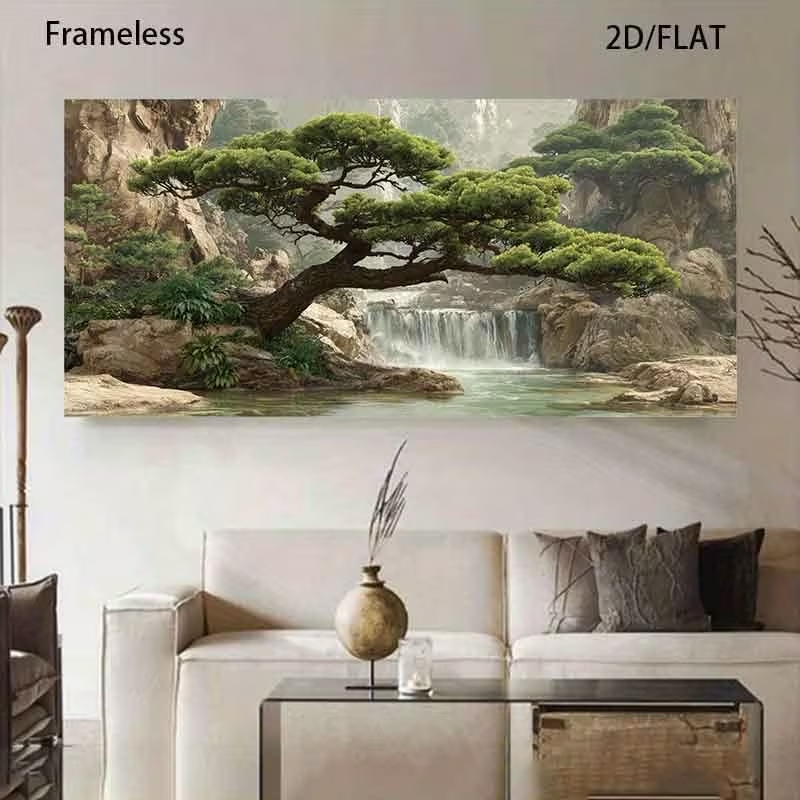 1pc Large Frameless Modern Min - Japanese Minimalist Lifestyle ulasan dan harga