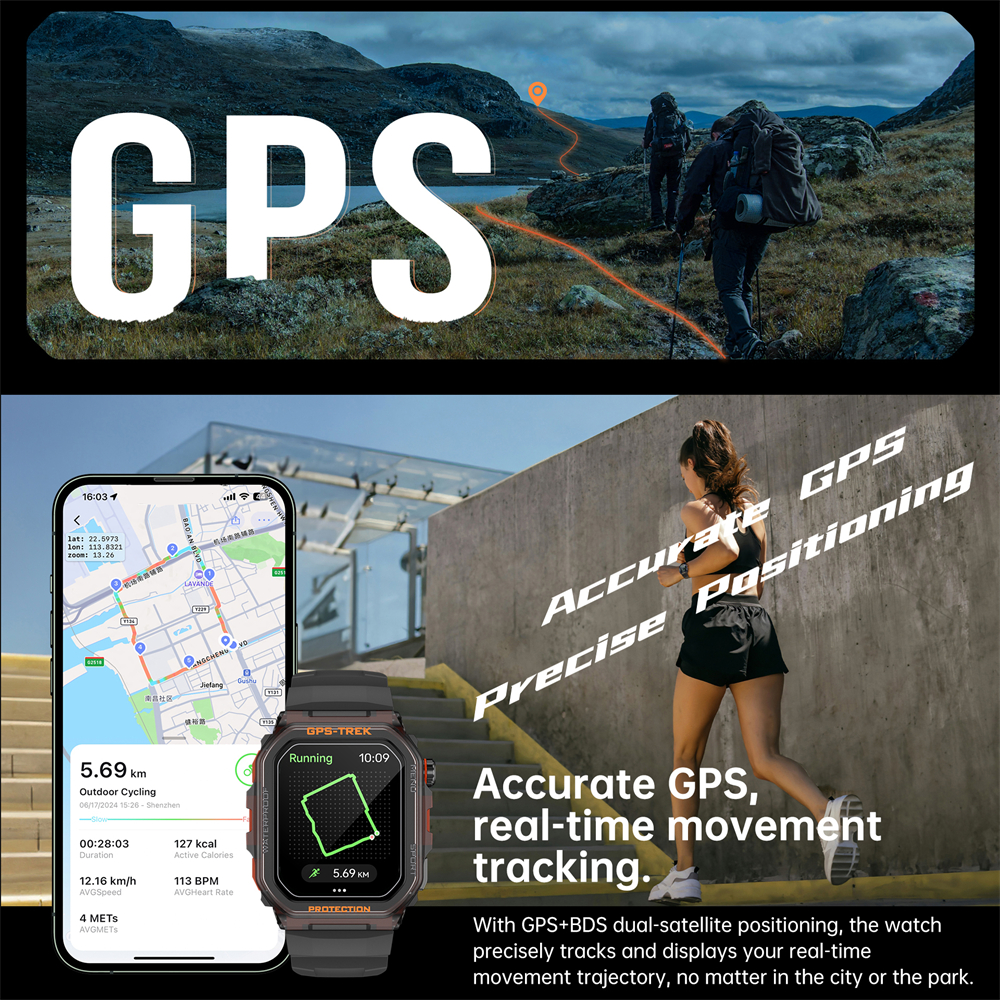 New Smart Watch Builtin GPS Al - Japanese Active Lifestyle ulasan dan harga