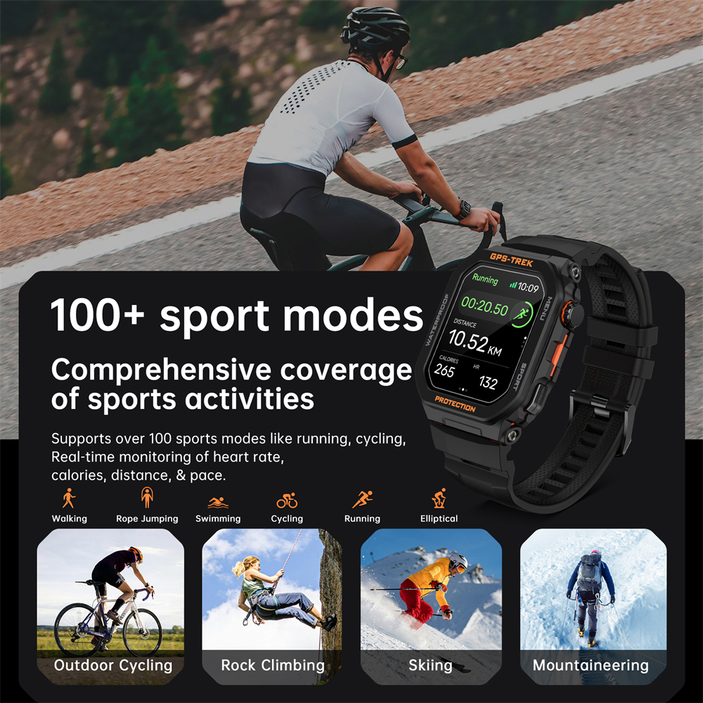 New Smart Watch Builtin GPS Al - Japanese Active Lifestyle ulasan dan harga